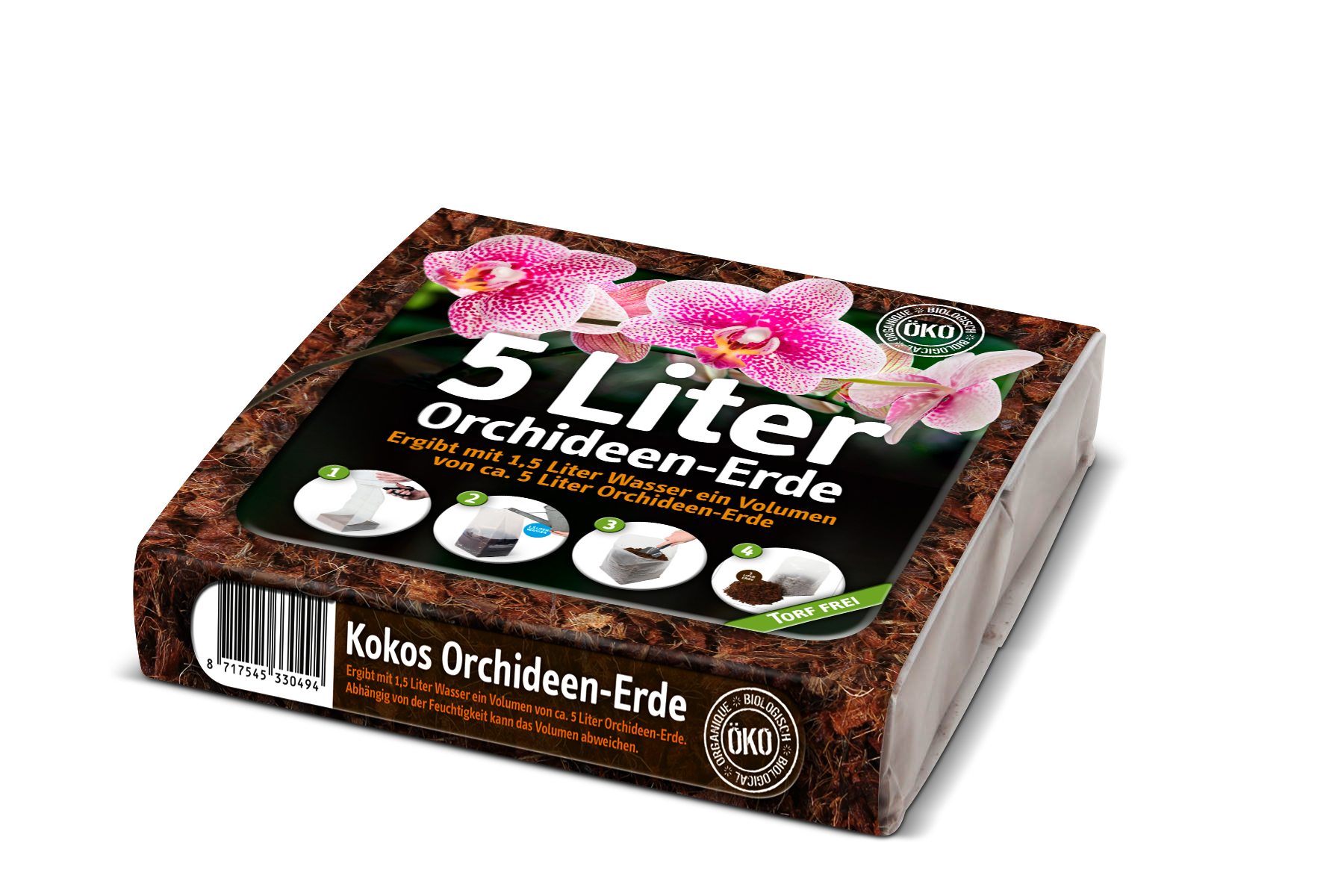 Orhidee istutussegu, kookos 400g / valmissegu 5l